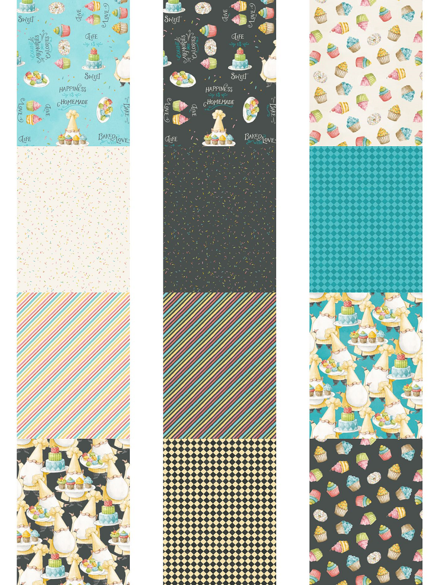 Wilmington Prints - 40 Karat Crystals - Sweet Little Pleasures