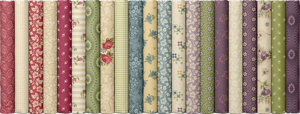 Marcus Fabrics - Timeless Stitches by Lynn Wilder - 40 2.5" Strips