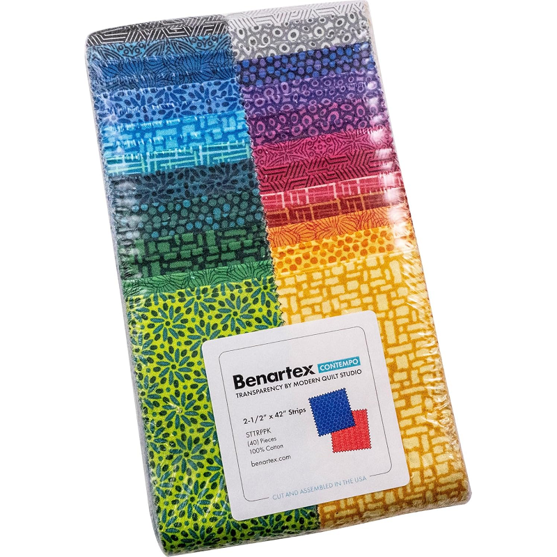 Benartex Transparency Strip-pies - 40 2.5" Strips