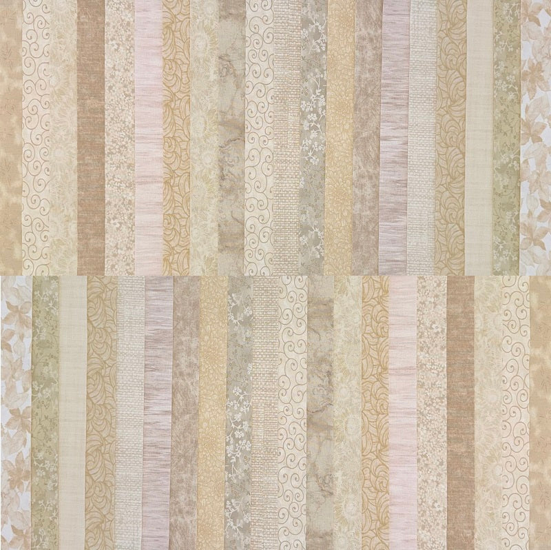 June Doe Fabric Collections - Vanilla Cream - 40-Strip Pack