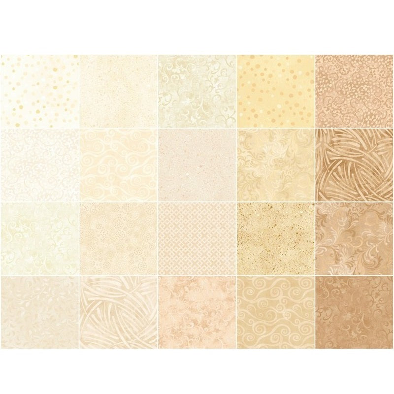Wilmington Prints - 40 Karat Gems - Vanilla Cream