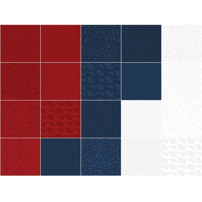 Wilmington Prints - 40 Karat Gems - All American