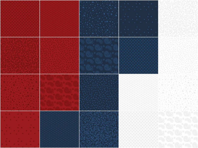 Wilmington Prints - 40 Karat Gems - All American