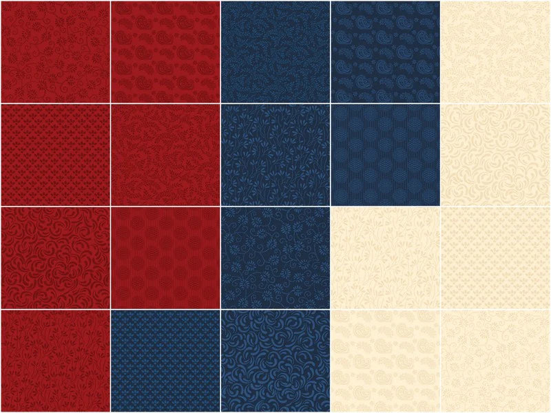 Wilmington Prints - 40 Karat Gems - Old Glory
