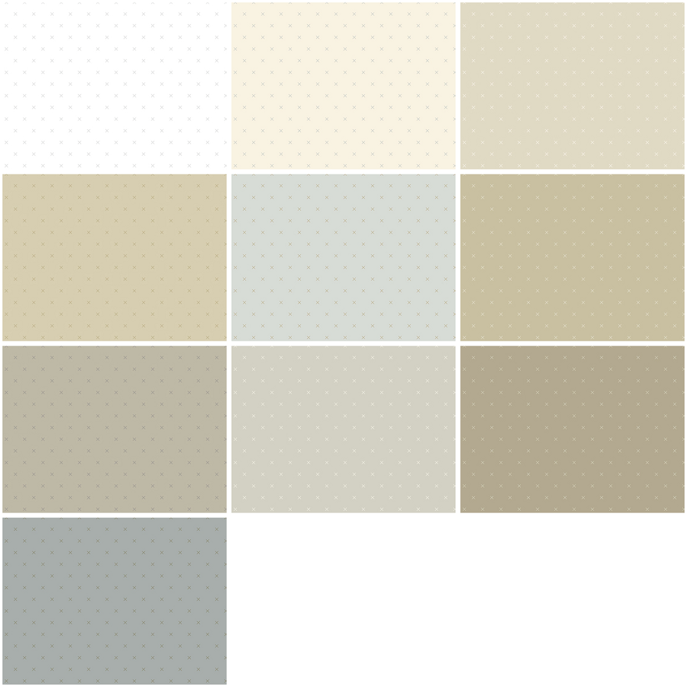 Andover "All My X's" Half-yard Bundle - 10 Fabrics, 5 Total Yards
