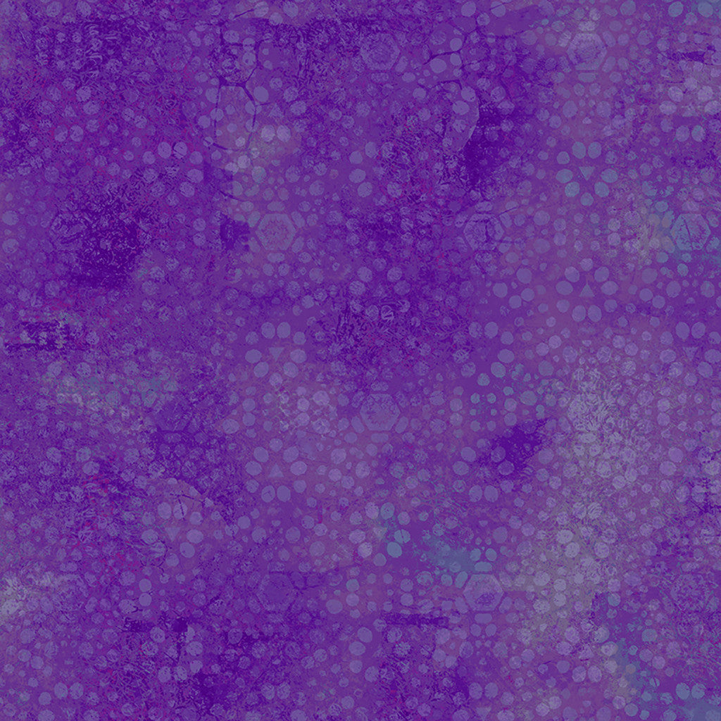 (2 yd) Clothworks Zen 3770-122 Dark Orchid Tonal Dot