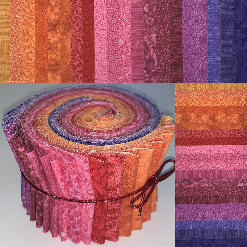 Birds Of Paradise 2.5" Roll - 20 Fabrics, 20 Total Strips