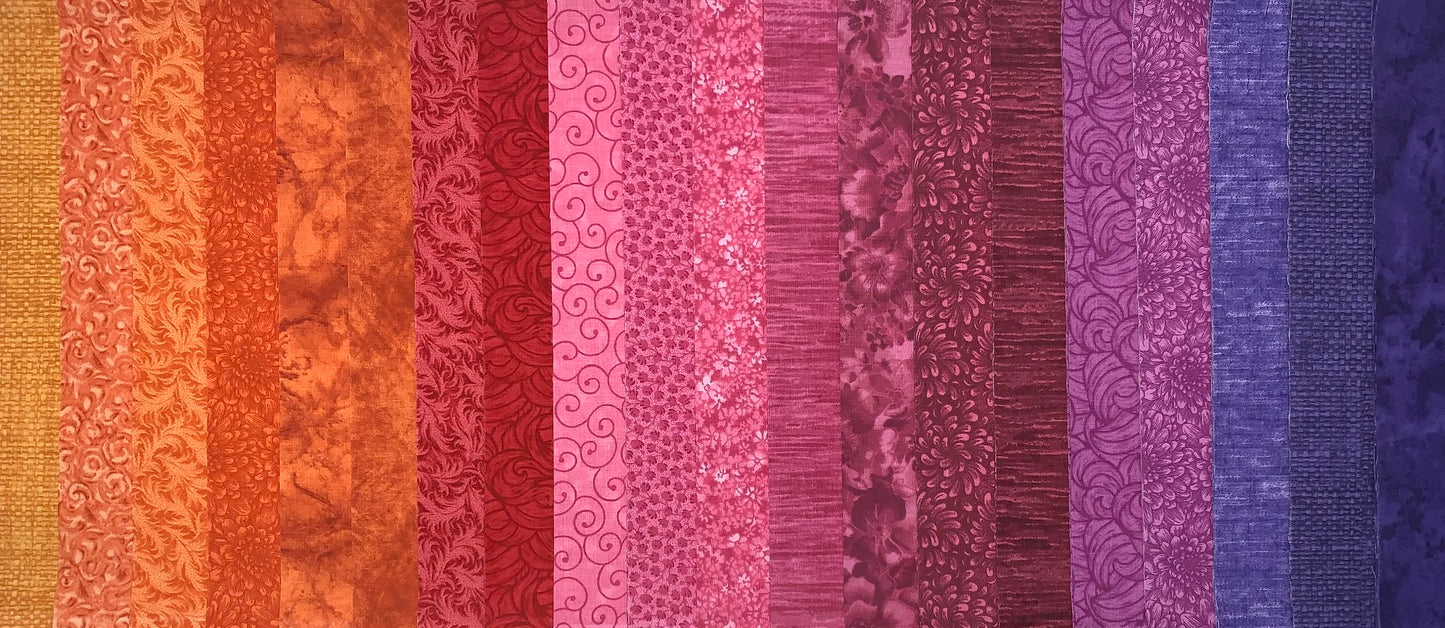 Birds Of Paradise Fat Quarter Bundle - 20 Fabrics, 20 Total Fat Quarters
