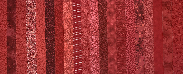 Very Cherry 2.5" Roll - 20 Fabrics, 20 Total Strips 