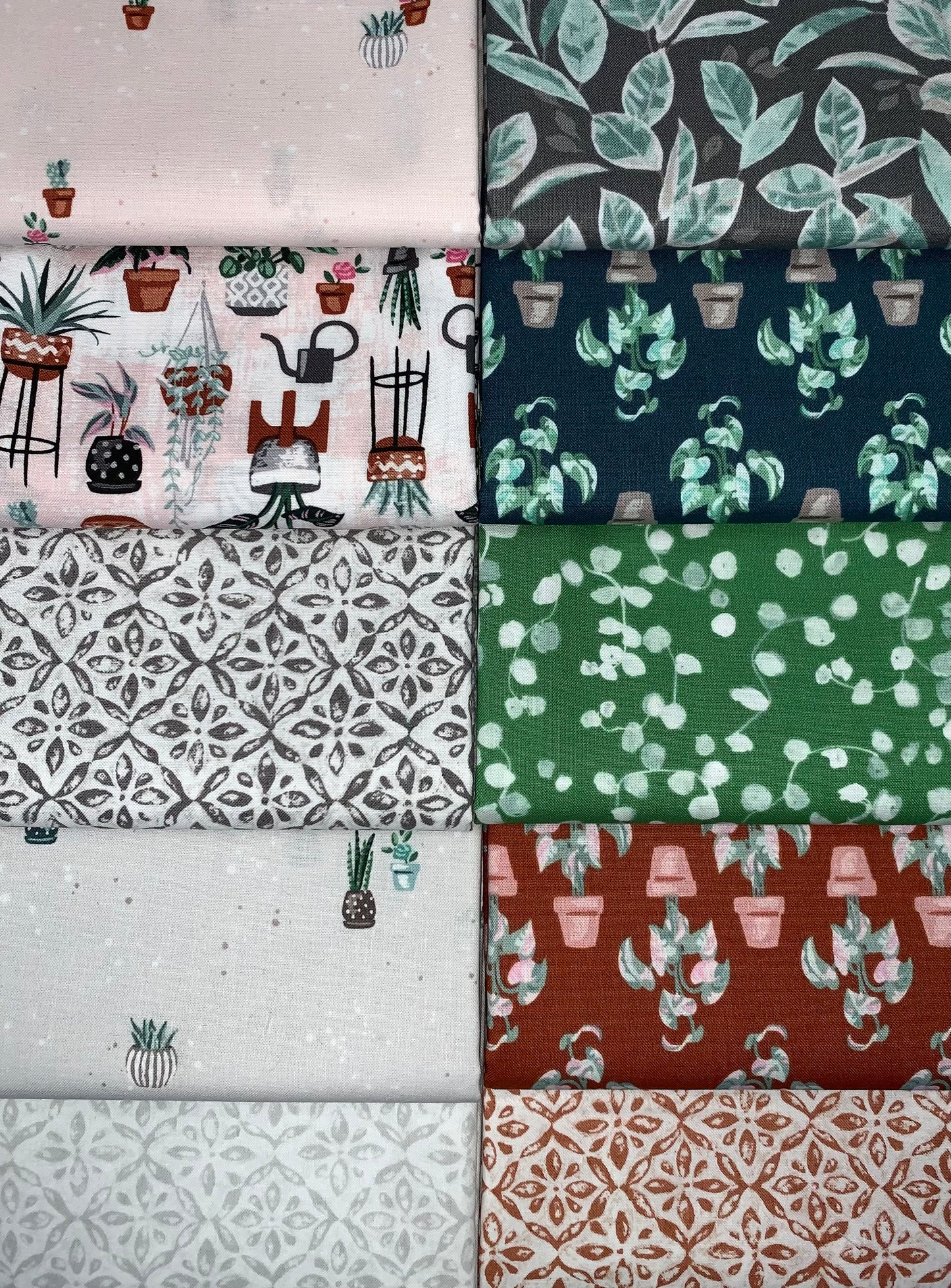 Robert Kaufman "Patio" Half-Yard Bundle - 10 Fabrics, 5 Total Yards