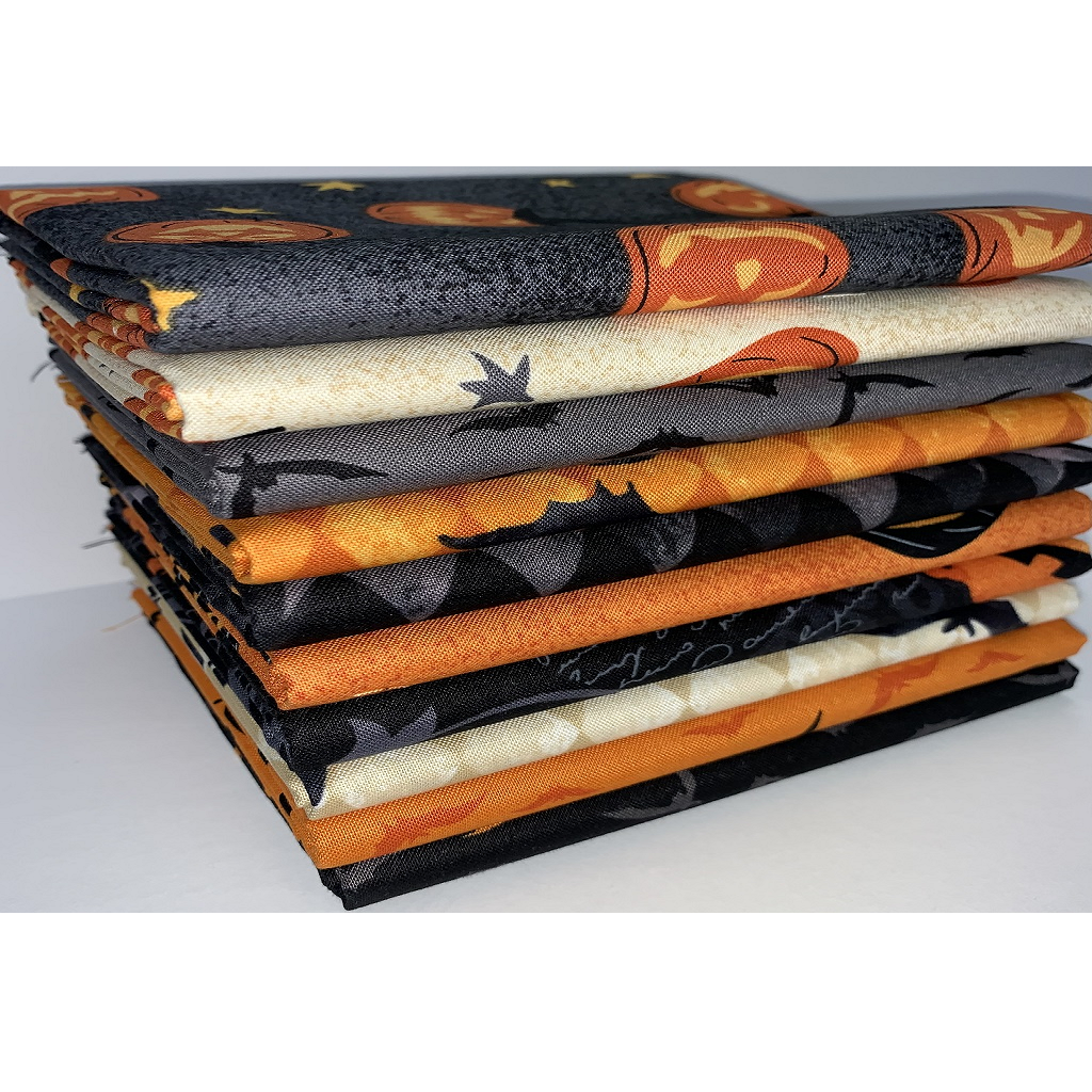 Andover Midnight Haunts Fat Quarter Bundle - 10 Fabrics, 10 Total Fat Quarters