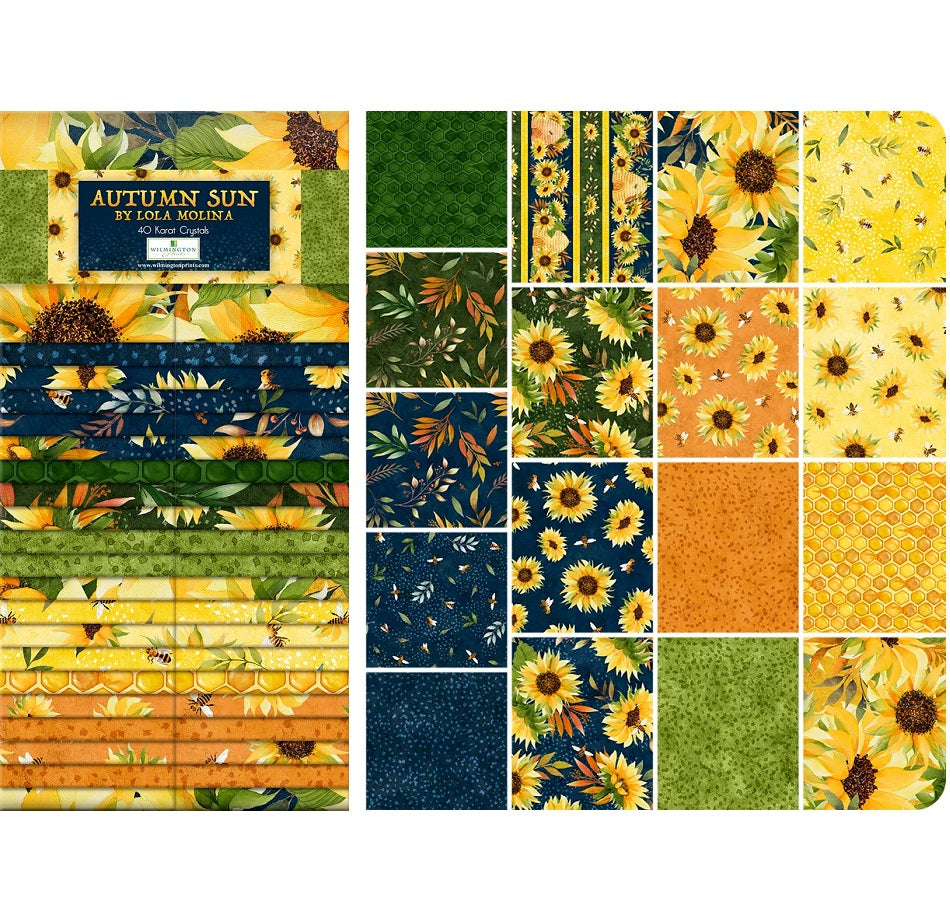 Wilmington Prints - 40 Karat Crystals - Autumn Sun
