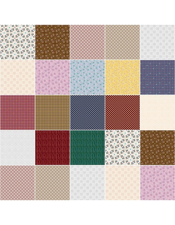 Benartex Cedar Chest by Lizzy Albright Strip-pies - 40 2.5" Strips