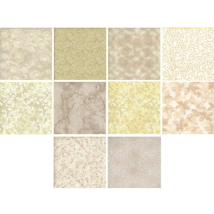Charm Pack 5x5 Squares - Vanilla - 40 5" Squares