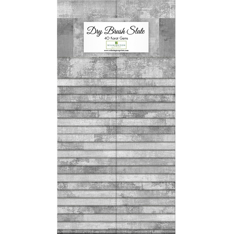 Wilmington Prints - 40 Karat Gems - Dry Brush Slate