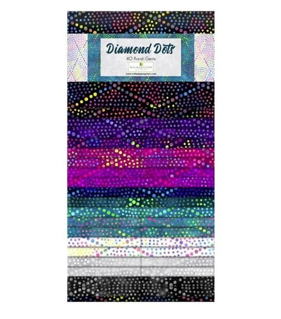 Wilmington Prints - 40 Karat Gems - Diamond Dots