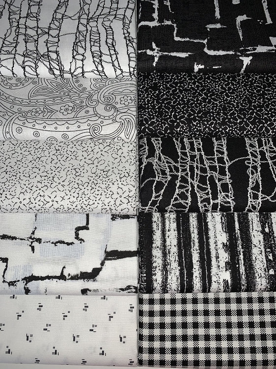 Marcus Fabrics "Domino Duo" Half-yard Bundle - 10 Fabrics, 5 Total Yards