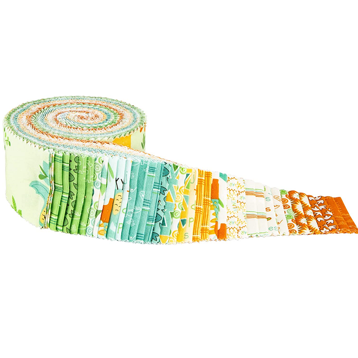 Riley Blake Eat Your Veggies - 40 Strip Rolie Polie