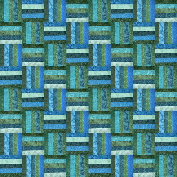 Emerald Isle 2.5" Roll - 20 Fabrics, 20 Total Strips