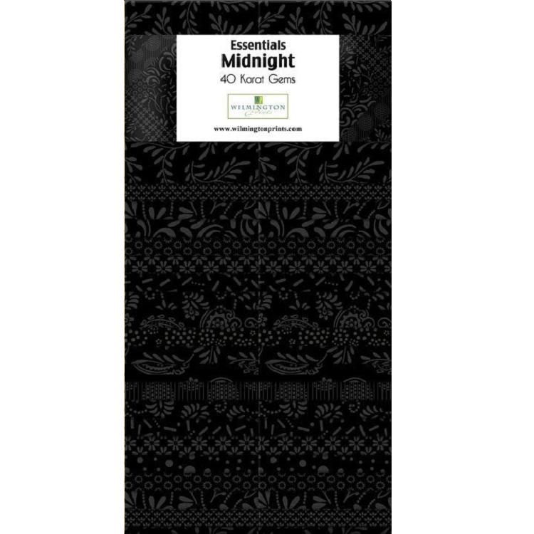 Wilmington Prints - 40 Karat Gems - Essentials Midnight