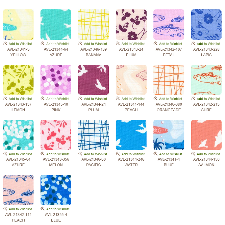 Robert Kaufman Fisherman's Bend Roll-up - 40 Strip Roll