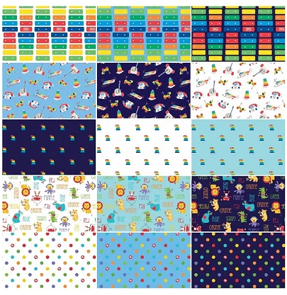 Riley Blake Fisher-Price - 40 Strip Rolie Polie