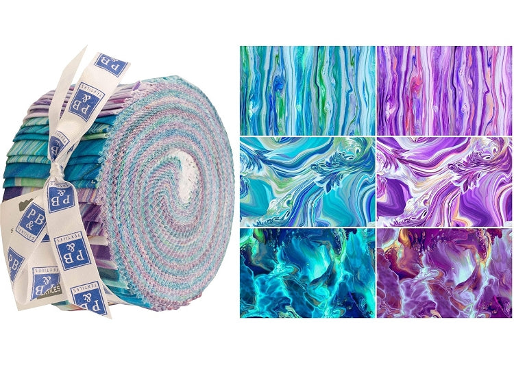 P&B Textiles - Fluidity Roll - 40 Strips