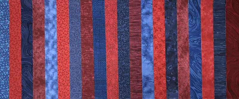 Freedom 2.5" Roll - 20 Fabrics, 20 Total Strips