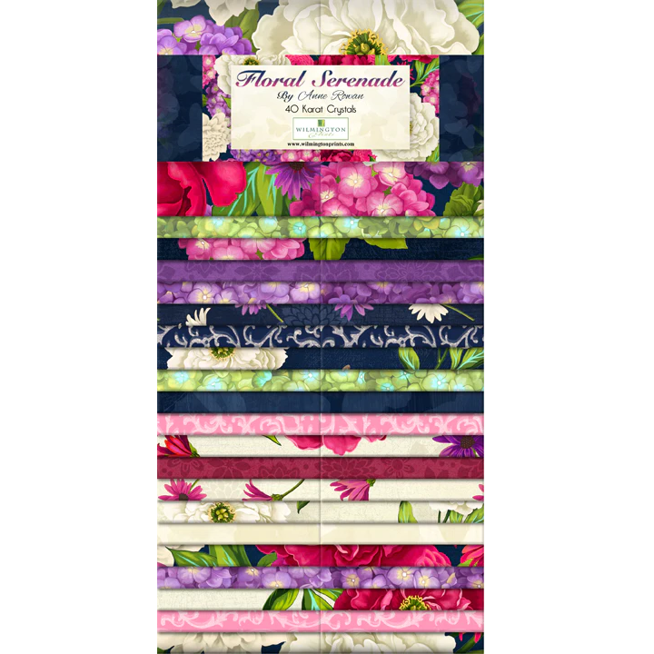 Wilmington Prints - 40 Karat Crystals - Floral Serenade