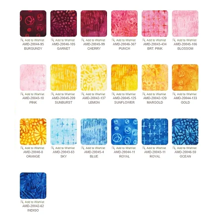 Robert Kaufman Artisan Batiks: Good Vibes Roll-up - 40 Total Strips