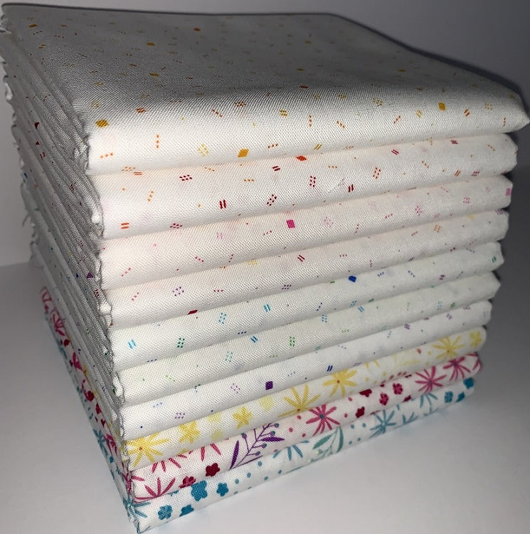 Marcus Fabrics "Happy Thoughts" Half-yard Bundle - 10 Fabrics, 5 Total Yards