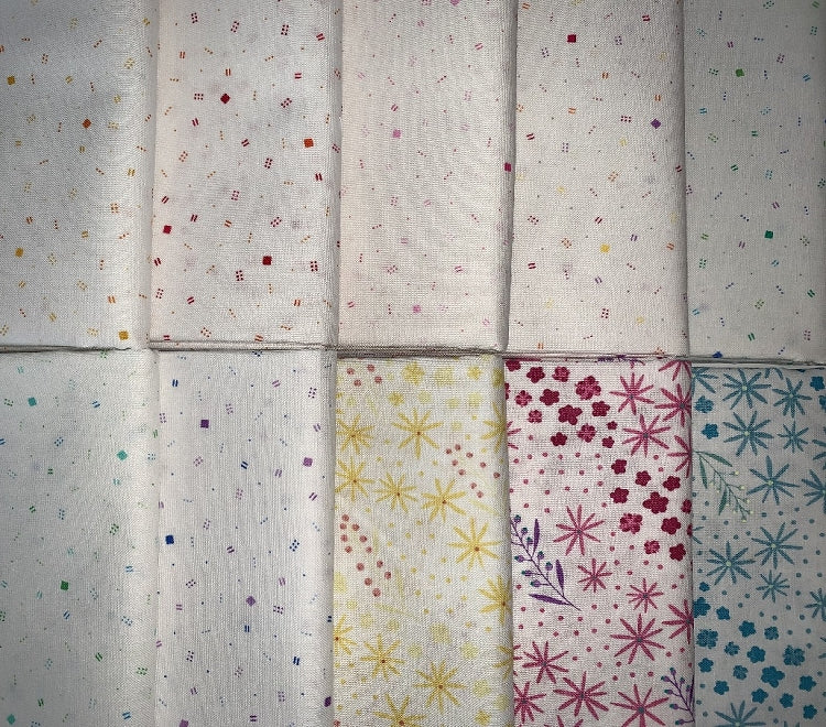 Marcus Fabrics "Happy Thoughts" Half-yard Bundle - 10 Fabrics, 5 Total Yards