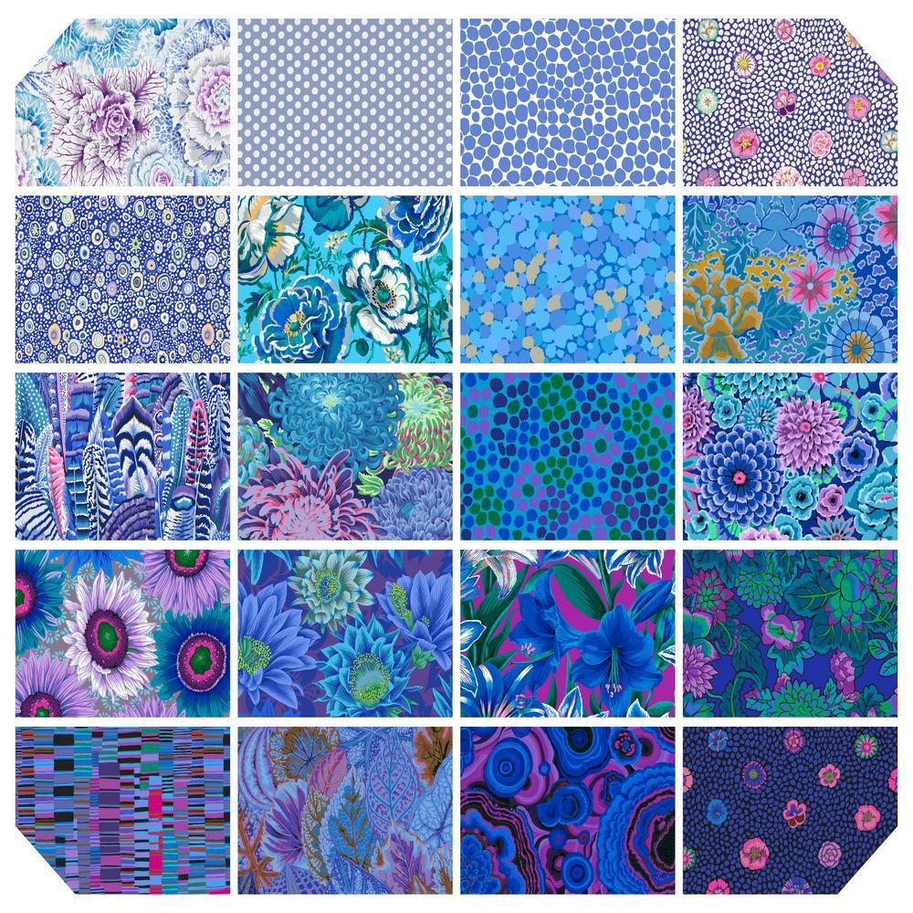 Free Spirit - Classics: Lake by Kaffe Fassett Collective - 40 Strip Design Roll