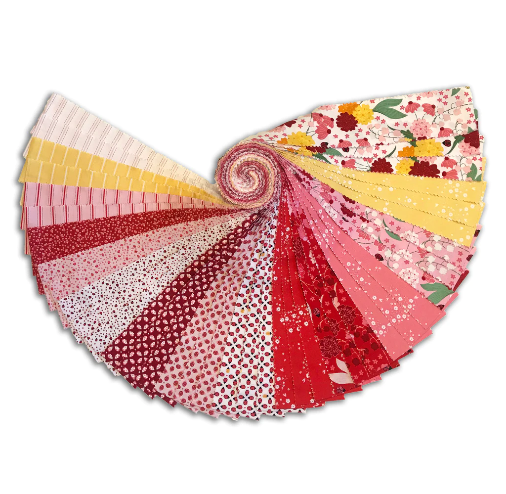 Clothworks - Ladybug Mania Strip Roll - 40 Strips