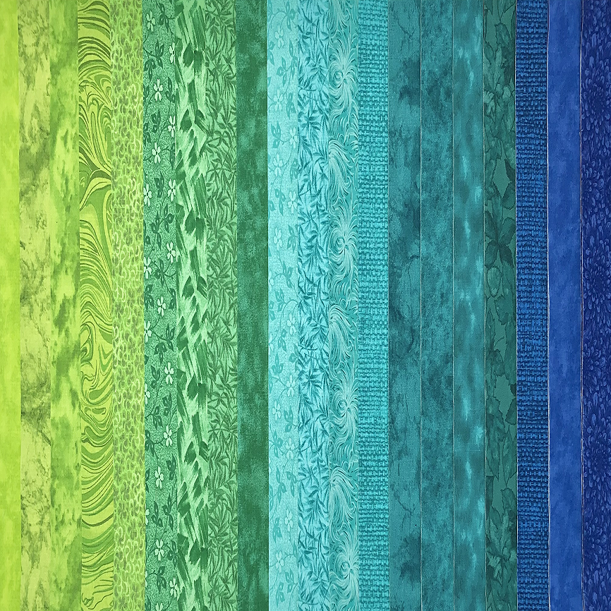 Lakeside Fat Quarter Bundle - 20 Fabrics, 20 Total Fat Quarters