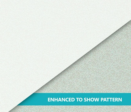 White Leaf - White Tone Print 2.5" Roll - 20 Strips