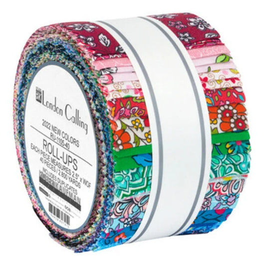 Robert Kaufman London Calling Roll-up - 40 Strip Roll