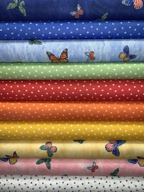 Andover Lovebirds Half-yard Bundle - 10 Fabrics, 5 Total Yards