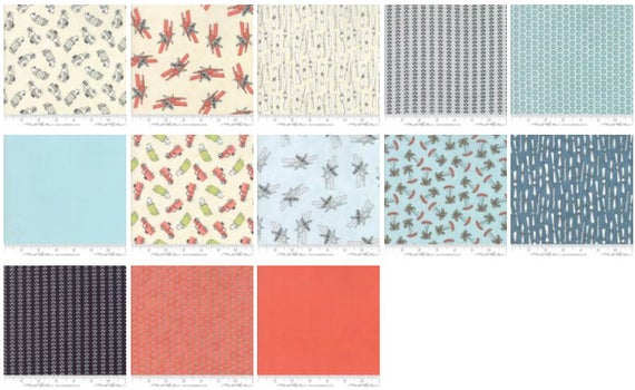 Mighty Machines Jelly Roll - by Moda - 40 Strips