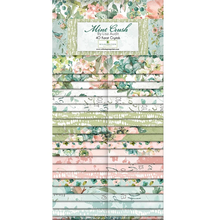 Wilmington Prints - 40 Karat Crystals - Mint Crush