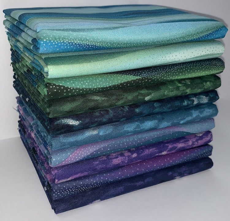 Robert Kaufman "In The Moonlight" Half-yard Bundle - 10 Fabrics, 5 Total Yards