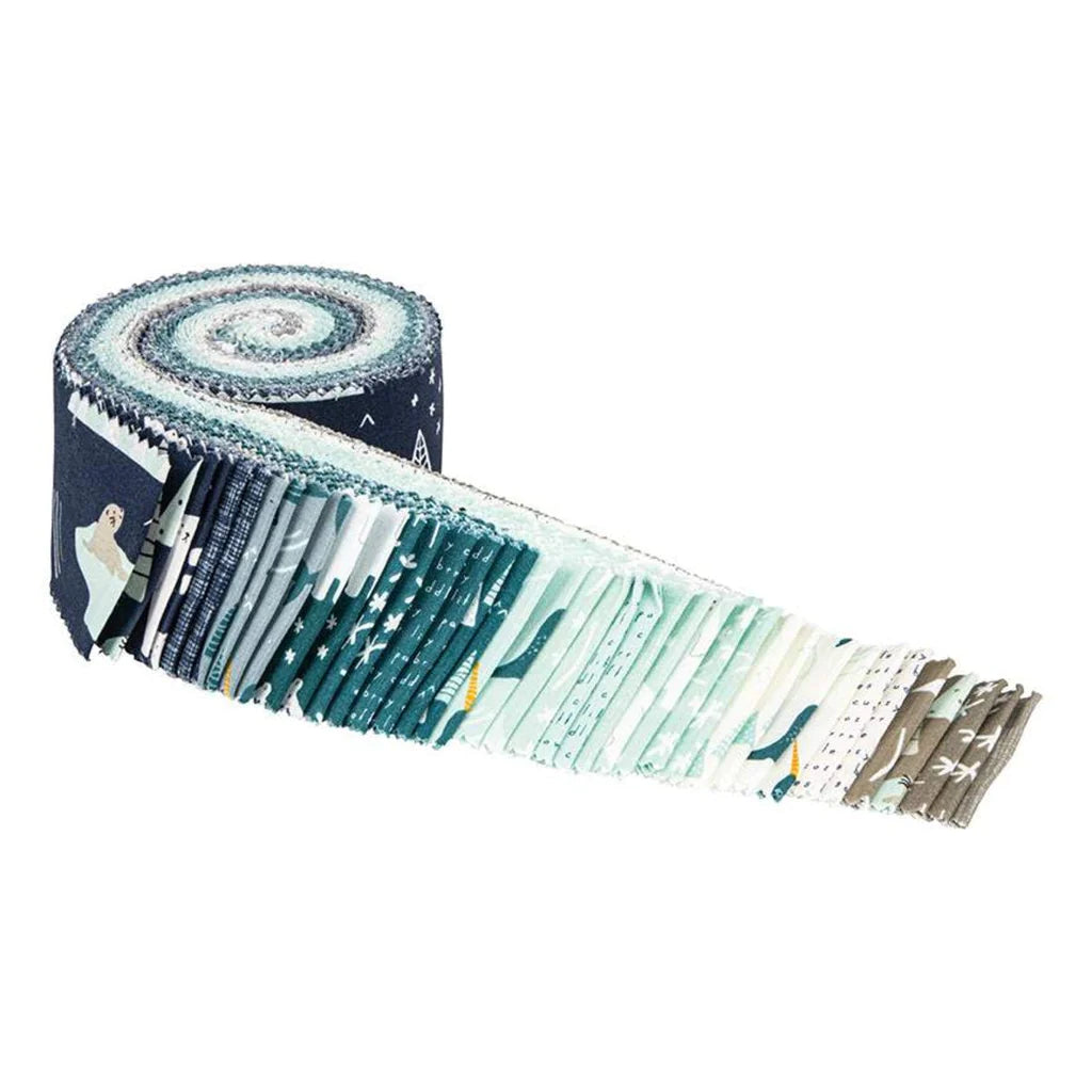 Riley Blake Nice Ice Baby - 40 Strip Rolie Polie