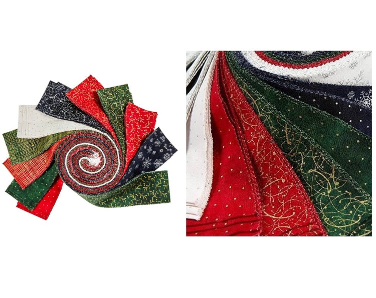 P&B Textiles - Sparkle Suede Metallics Roll - 40 Strips