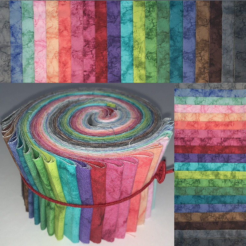 Quartz 2.5" Roll - 20 Fabrics, 20 Total Strips