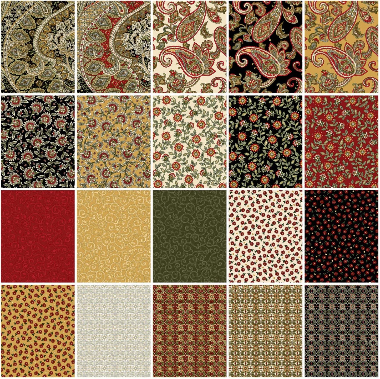 Benartex Samsara Strip-pies - 40 2.5" Strips Flat Pack