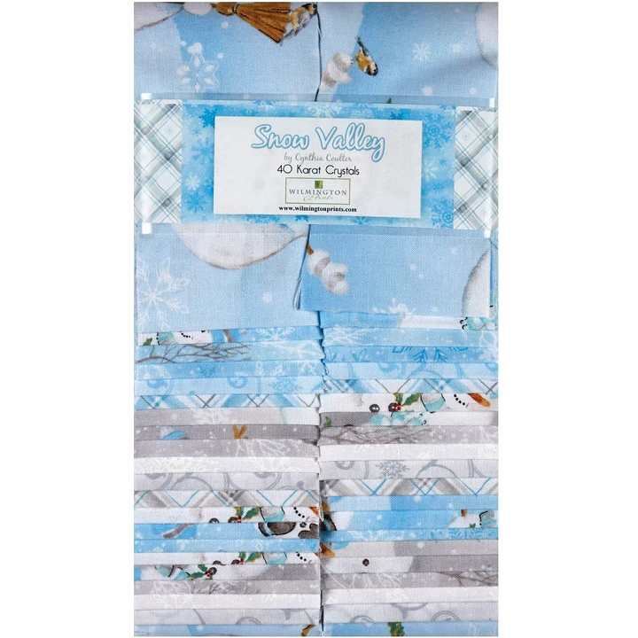 Wilmington Prints - 40 Karat Crystals - Snow Valley