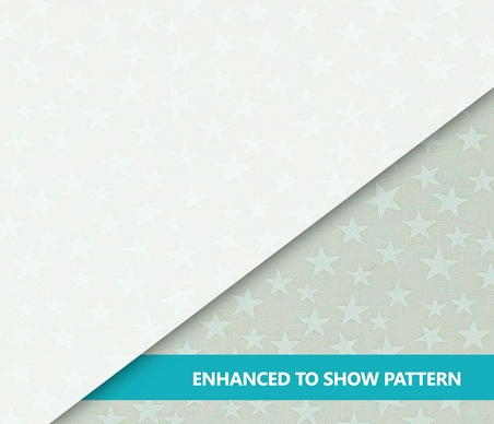 White Star - White Tone Print 2.5" Roll - 20 Strips