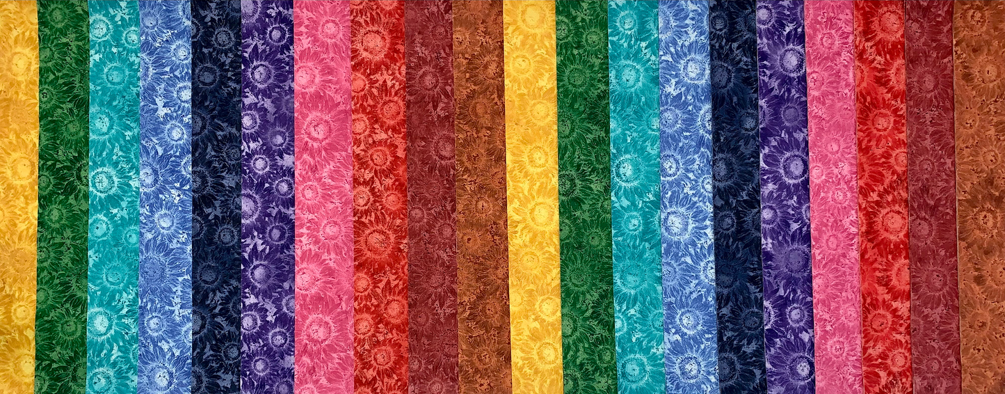 Sunflowers (Rainbow) 2.5" Roll - 20 Total Strips