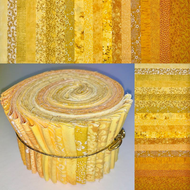 Sunlight 2.5" Roll - 20 Fabrics, 20 Total Strips