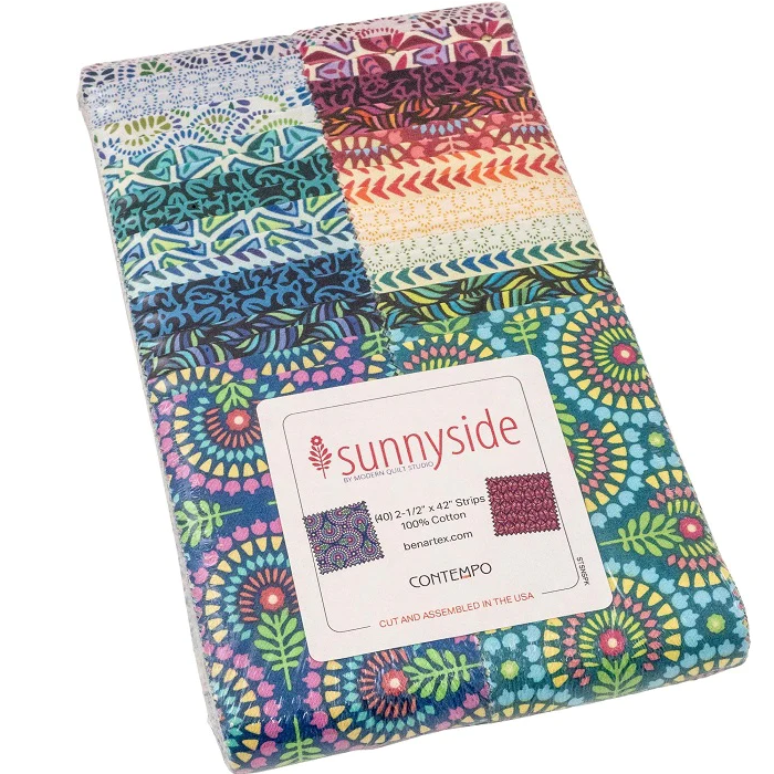 Benartex Sunnyside Strip-pies - 40 2.5" Strips